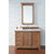 James Martin Furniture Providence 48'' Driftwood w/ White Zeus Top Front View
