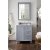 James Martin Furniture Silver Gray w/ Arctic Fall Top Front View