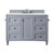 James Martin Furniture Copper Cove Encore 48'' Single Vanity in Silver Gray w/ 3cm (1-3/8'' ) Thick Ethereal Noctis Quartz Countertop and Rectangle Sink