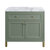 James Martin Furniture Chicago 36'' Single Vanity in Smokey Celadon with 3cm (1-3/8'' ) Thick Carrara Marble Top and Rectangle Undermount Sink