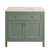 James Martin Furniture Chicago 36'' Single Vanity in Smokey Celadon with 3cm (1-3/8'' ) Thick Eternal Marfil Top and Rectangle Undermount Sink