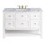 James Martin Furniture Breckenridge 48'' Single Vanity in Bright White with 3cm (1-3/8'') Thick Carrara Marble Countertop and Rectangle Undermount Sink