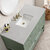 James Martin Furniture Breckenridge 48'' Single Vanity in Smokey Celadon with 3cm (1-3/8'') Thick Eternal Serena Countertop and Rectangle Sink