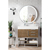 James Martin Furniture 36" Latte Oak / Glossy White Front View