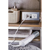 James Martin Furniture 72" Latte Oak w/ Glossy White Top Electrical View