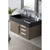 James Martin Furniture 36" Ash Gray Cabinet / Glossy Dark Gray Top Product View