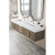 72" Ash Gray / Glossy White Top Sink View 2
