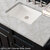 James Martin Furniture 3cm (1-3/8'') Victorian Silver Quartz Top