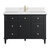 James Martin Furniture Lorelai 48'' Single Vanity, Black Onyx w/ Single Hole 3 cm (1-3/8'') Thick White Zeus Quartz Top, Backsplash, and Rectangle Undermount Sink Product View