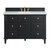 James Martin Furniture Lorelai 48'' Single Vanity, Black Onyx w/ 3 cm (1-3/8'') Thick Arctic Fall Solid Surface Top and Rectangle Undermount Sink Product View