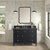 James Martin Furniture Lorelai 48'' Single Vanity, Black Onyx w/ 3 cm (1-3/8'') Thick Charcoal Soapstone Quartz Top and Rectangle Undermount Sink Installed View