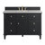 James Martin Furniture Lorelai 48'' Single Vanity, Black Onyx w/ 3 cm (1-3/8'') Thick Eternal Jasmine Pearl Quartz Top and Rectangle Undermount Sink Product View
