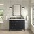 James Martin Furniture Lorelai 48'' Single Vanity, Black Onyx w/ 3 cm (1-3/8'') Thick Lime Delight Quartz Top and Rectangle Undermount Sink Installed View