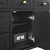 James Martin Furniture Lorelai 48'' Single Vanity, Black Onyx Base Cabinet Only Outlet View