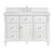 James Martin Furniture Lorelai 48'' Single Vanity, Bright White w/ 3 cm (1-3/8'') Thick Arctic Fall Solid Surface Top and Rectangle Undermount Sink Product View