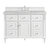 James Martin Furniture Lorelai 48'' Single Vanity, Bright White w/ 3 cm (1-3/8'') Thick Eternal Jasmine Pearl Quartz Top and Rectangle Undermount Sink Product View