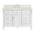 James Martin Furniture Lorelai 48'' Single Vanity, Bright White w/ 3 cm (1-3/8'') Thick Eternal Marfil Quartz Top and Rectangle Undermount Sink Product View