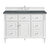 James Martin Furniture Lorelai 48'' Single Vanity, Bright White w/ 3 cm (1-3/8'') Thick Parisien Blue Quartz Top and Rectangle Undermount Sink Product View