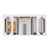 James Martin Furniture Lorelai 48'' Single Vanity, Bright White Base Cabinet Only Overhead View