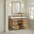 James Martin Furniture Lorelai 48'' Single Vanity, Light Natural Oak w/ 3 cm (1-3/8'') Thick White Zeus Quartz Top and Rectangle Undermount Sink Opened View