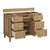 James Martin Furniture Lorelai 48'' Single Vanity, Light Natural Oak Base Cabinet Only Opened View