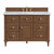James Martin Furniture Lorelai 48'' Single Vanity, Mid-Century Walnut w/ 3 cm (1-3/8'') Thick Carrara White Marble Top and Rectangle Undermount Sink Product View