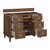 James Martin Furniture Lorelai 48'' Single Vanity, Mid-Century Walnut Base Cabinet Only Product View