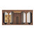 James Martin Furniture Lorelai 48'' Single Vanity, Mid-Century Walnut Base Cabinet Only Overhead View