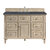 James Martin Furniture Lorelai 48'' Single Vanity, Whitewashed Oak w/ 3 cm (1-3/8'') Thick Charcoal Soapstone Quartz Top and Rectangle Undermount Sink Product View