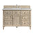 James Martin Furniture Lorelai 48'' Single Vanity, Whitewashed Oak w/ 3 cm (1-3/8'') Thick Eternal Jasmine Pearl Quartz Top and Rectangle Undermount Sink Product View