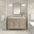 James Martin Furniture Lorelai 48'' Single Vanity, Whitewashed Oak w/ 3 cm (1-3/8'') Thick Lime Delight Quartz Top and Rectangle Undermount Sink Installed View