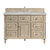 James Martin Furniture Lorelai 48'' Single Vanity, Whitewashed Oak w/ 3 cm (1-3/8'') Thick Victorian Silver Quartz Top and Rectangle Undermount Sink Product View