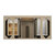 James Martin Furniture Lorelai 48'' Single Vanity, Whitewashed Oak Base Cabinet Only Overhead View