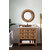 James Martin Furniture Malibu 36'' Honey Alder w/ White Zeus Top Front View