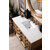 James Martin Furniture Malibu 48'' Honey Alder w/ White Zeus Top View