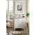 James Martin Furniture Palisades 30'' Bright White w/ White Zeus Top Front View