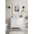 James Martin Furniture 36" Bright White w/ Arctic Fall Top Front View