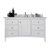 James Martin Furniture 60" Bright White w/ Arctic Fall Top Front Product View