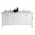James Martin Furniture Palisades 72'' Double Vanity in Bright White w/ 3cm (1-3/8'') Thick White Zeus Quartz Top