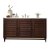 James Martin Furniture 60" Burnished Mahogany w/ Arctic Fall Top Front Product View