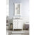 James Martin Furniture Brittany 30" Bright White w/ Carrara Marble Top