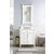 James Martin Furniture Brittany 30'' Bright White w/ White Zeus Top Front View