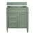 James Martin Furniture Brittany 30'' Single Vanity in Smokey Celadon, Base Cabinet Only