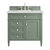James Martin Furniture Brittany 36'' Single Vanity in Smokey Celadon with 3cm (1-3/8'' ) Thick Ethereal Noctis Top and Rectangle Undermount Sink