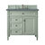 James Martin Furniture Brittany 36'' Single Vanity in Sage Green with 3cm (1-3/8'' ) Thick Cala Blue Quartz Top and Rectangle Undermount Sink