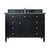 James Martin Furniture Brittany 48'' Single Vanity in Black Onyx with 3cm (1-3/8'' ) Thick Cala Blue Quartz Top and Rectangle Undermount Sink