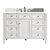 James Martin Furniture Brittany 48'' Bright White Single Vanity w/ 3cm (1-3/8'') Thick White Zeus Quartz Top