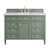 James Martin Furniture Brittany 48'' Single Vanity in Smokey Celadon with 3cm (1-3/8'' ) Thick Arctic Fall Top and Rectangle Undermount Sink