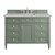 James Martin Furniture Brittany 48'' Single Vanity in Smokey Celadon with 3cm (1-3/8'' ) Thick Eternal Serena Top and Rectangle Undermount Sink