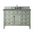 James Martin Furniture Brittany 48'' Single Vanity in Sage Green with 3cm (1-3/8'' ) Thick Cala Blue Quartz Top and Rectangle Undermount Sink